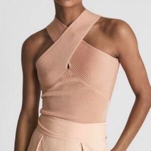 Peach Cross Over Top